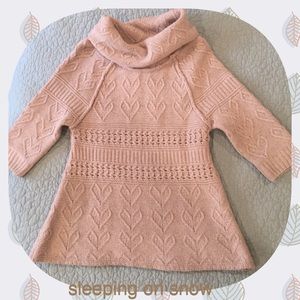 Anthropologie Sleeping on Snow Light Beige Sweater